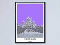 Yerevan Armenia City Print: Saint Gregory the Illuminator Cathedral Art-0