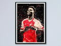 Bukayo Saka Splatter Art Poster | Arsenal FC Print-0