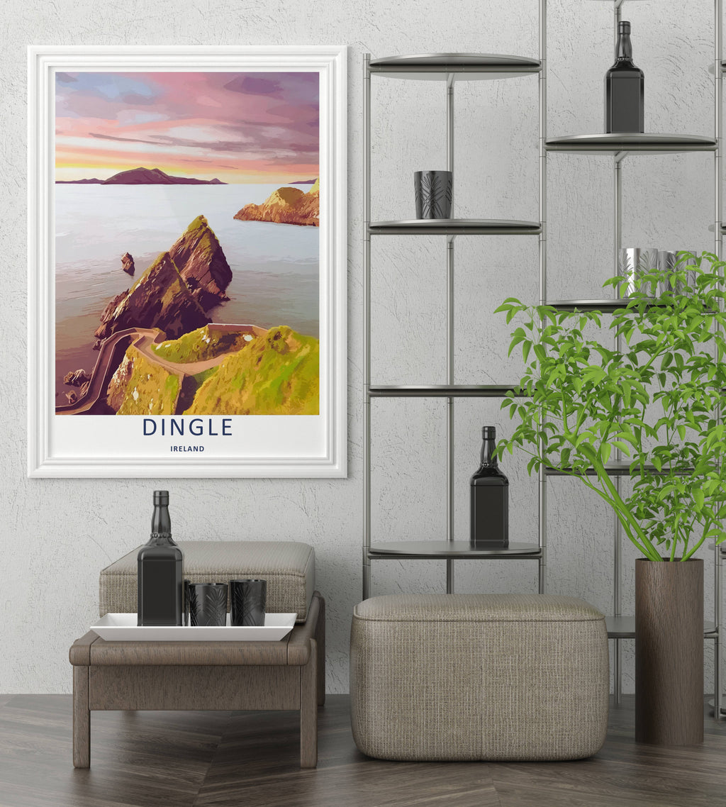 Dingle Ireland Dunmore Head Coastal Print | Wild Atlantic Way Wall Art-4
