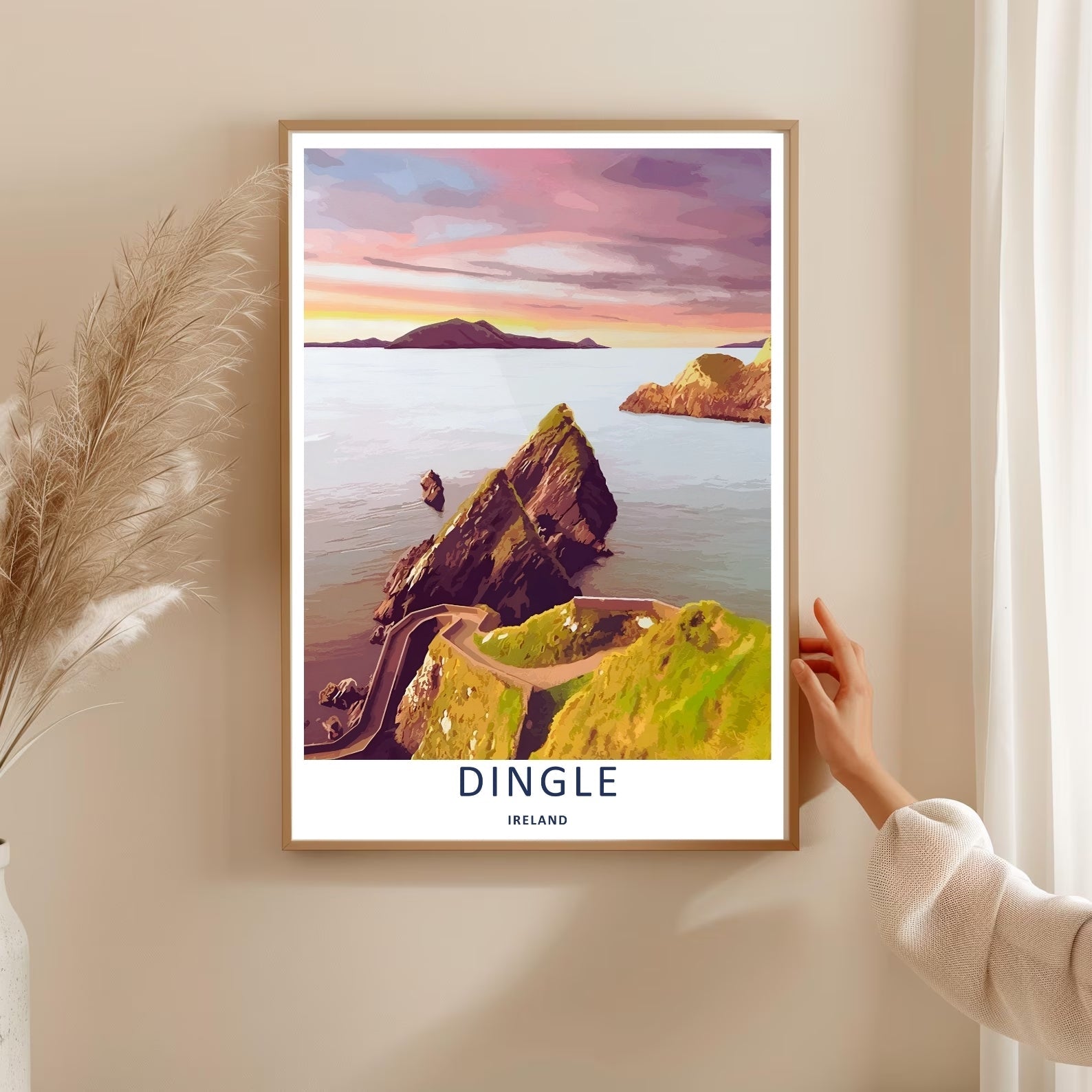 Dingle Ireland Dunmore Head Coastal Print | Wild Atlantic Way Wall Art-2