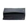 K0018AB | Car and Motorcycle Document Holder in genuine full-grain leather with light grain. Black color. Snap button closure. Dimensions: 19 x 13 x 1 cm. Packaging: Tnt pouch.