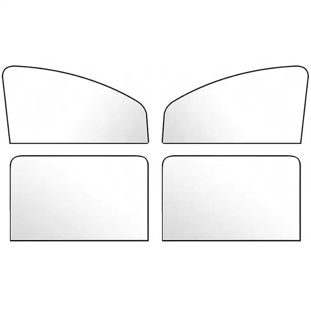 Car Side Window Sun Shade Magnet Privacy Curtains UV Reflection Anti Glare UV Block Sunshade for Front/Back Window