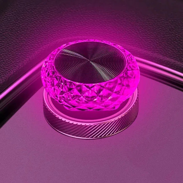 1x RGB Car USB Ambient Light Mini LED Decorative Atmosphere Lamps For Auto Interior Environment Light Computer Light Plug Play