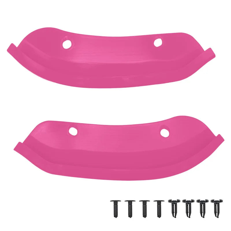 PAIR Front Bumper Splitter Protector Lip For Dodge Challenger SRT Hellcat 2015-2021 Lower Bumper Spoiler Diffuser Guard Cover
