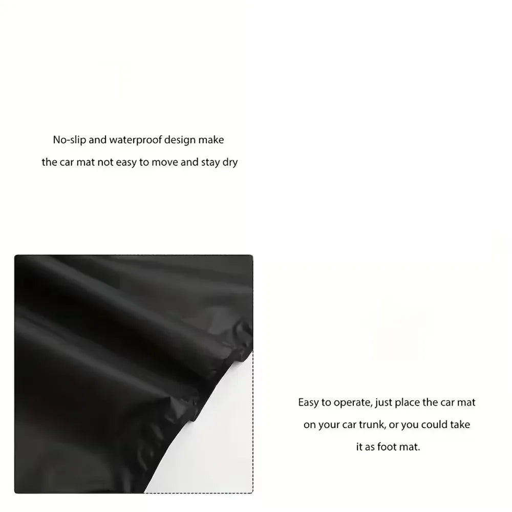 Universal Waterproof Polyester Fiber Cargo Mat Portable Dustproof Luggage Liner Pet Mat for Car SUV Trunk Protection