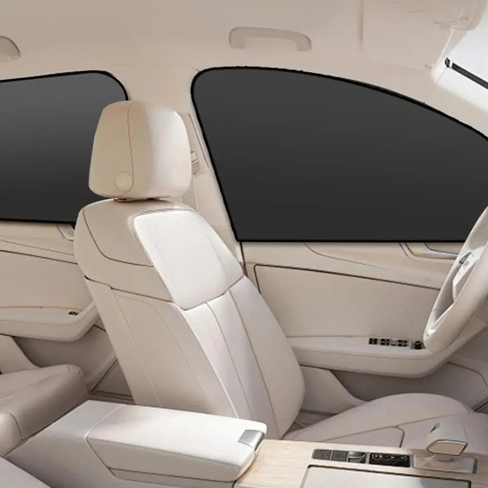 Car Side Window Sun Shade Magnet Privacy Curtains UV Reflection Anti Glare UV Block Sunshade for Front/Back Window