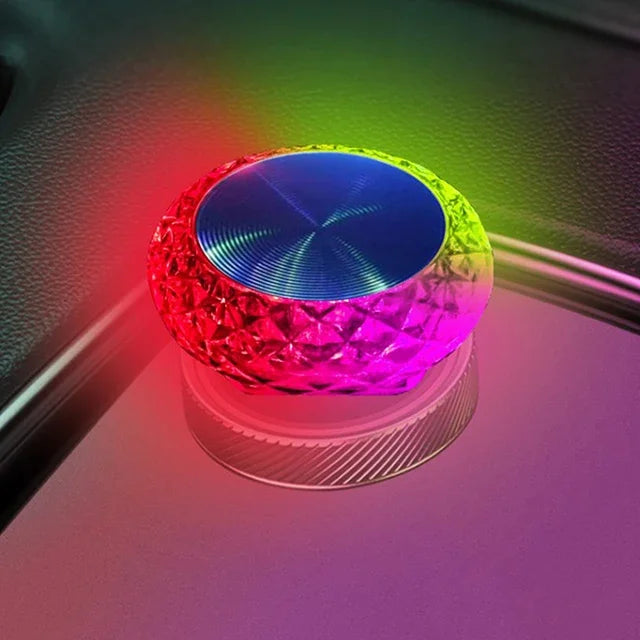 1x RGB Car USB Ambient Light Mini LED Decorative Atmosphere Lamps For Auto Interior Environment Light Computer Light Plug Play