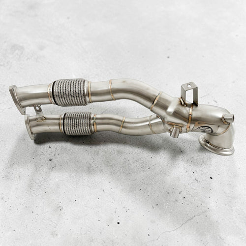 2.5T Race Downpipe For 2018+ Audi RS3 8V, RS3 8Y & TTRS 8S | Palenon Performance