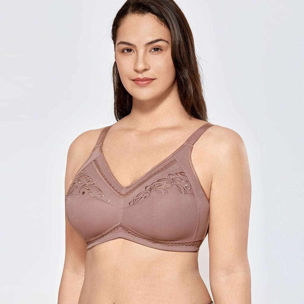 Wireless Mastectomy Pocket Support Bra-4
