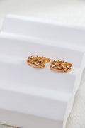 Minimalist Twisted Hoop Earrings-1